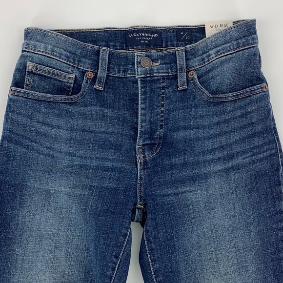 Lucky Brand NWT Ava Mid-Rise Skinny Cropped Jeans, 4/27 - Picture 9 of 16
